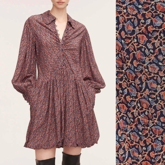 Rebecca Taylor Dresses & Skirts - NWOT Rebecca Taylor 100% Silk Wren Fleur Bubble Hem Dress 2, XS